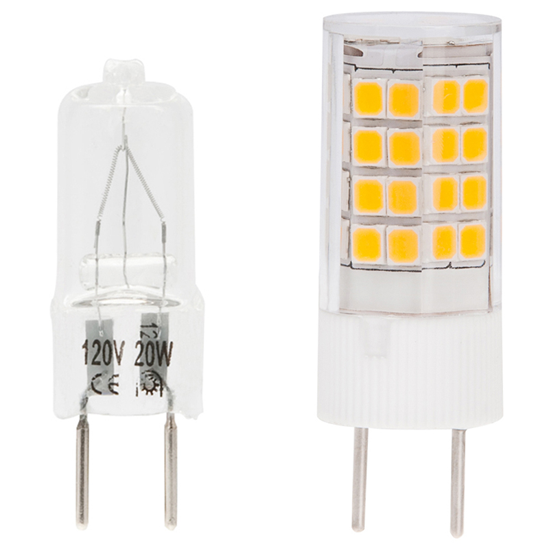 AC100-130V, T4 GY8.6 LED Bulb, 3.5Watts, 35W Equivalent, 5-Pack AC100-130V, T4 GY8.6 LED Bulb, 3.5Watts, 35W Equivalent, 5-Pack